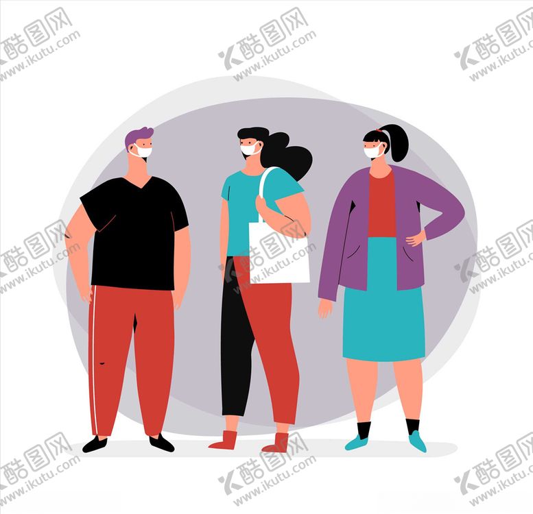 编号：55731209140257575042【酷图网】源文件下载-戴口罩