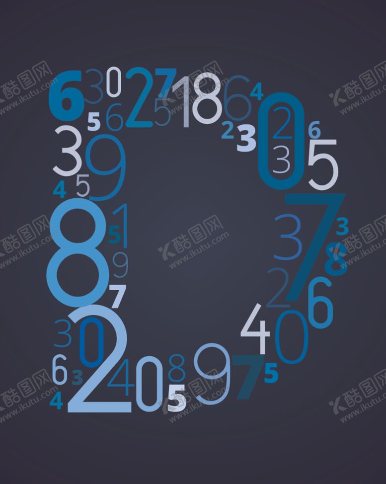 编号：14966207021107164756【酷图网】源文件下载-蓝色字体科技艺术字设计金星素材