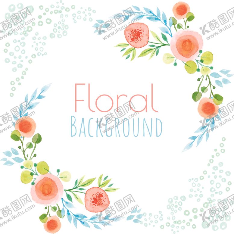 编号：85753309190515294640【酷图网】源文件下载-花朵花环