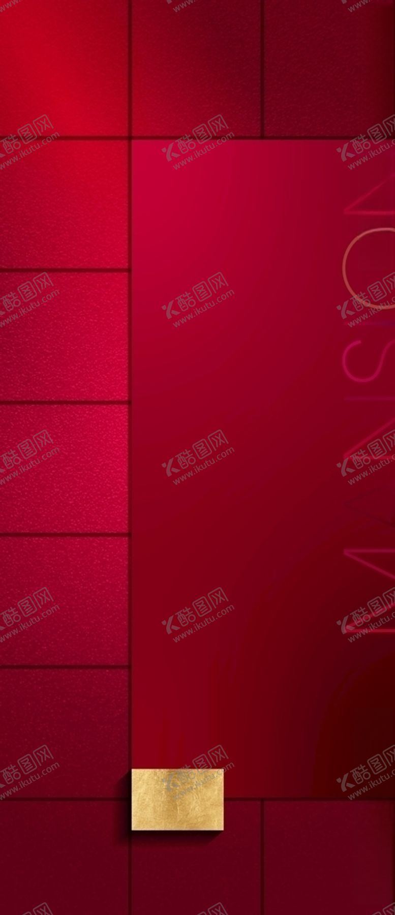 编号：85943907071036127652【酷图网】源文件下载-地产红金背景