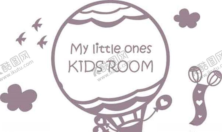 编号：98746810110456222034【酷图网】源文件下载-儿童房背景墙