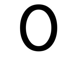 金属数字0