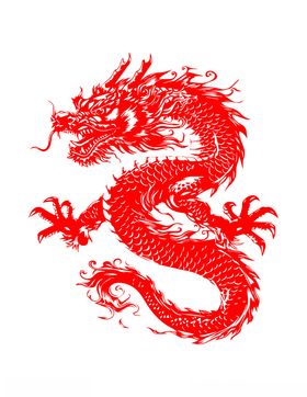 剪纸龙
