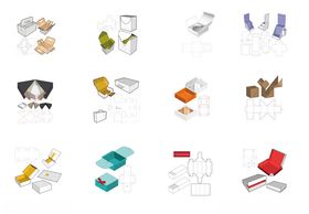 包装盒子模切图