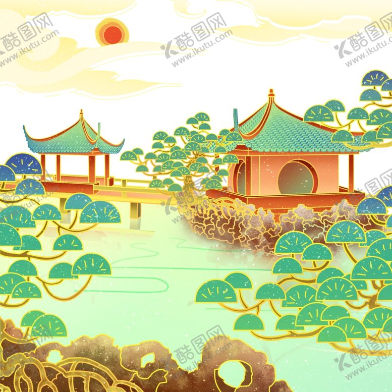 编号：75662409291344277756【酷图网】源文件下载-庭院