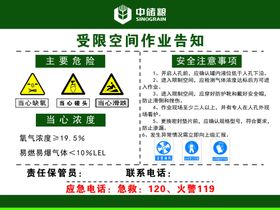 受限空间通知