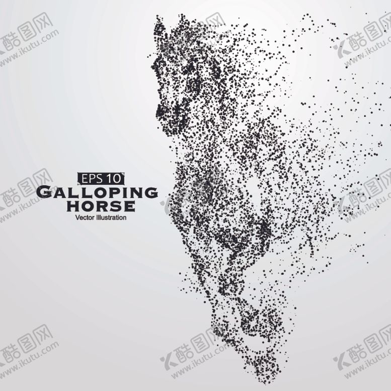 编号：11201409170652576358【酷图网】源文件下载-粒子骏马