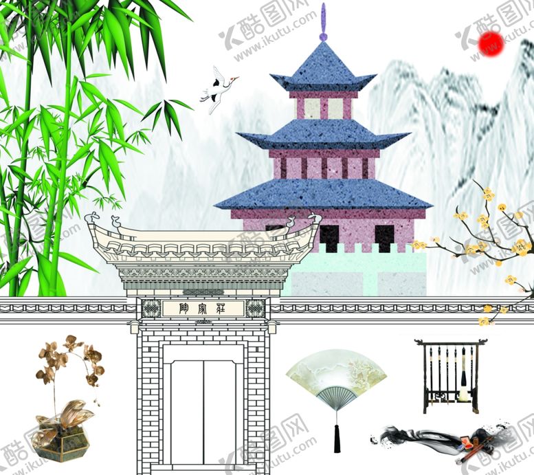 编号：50708706171614262363【酷图网】源文件下载-古典山庄