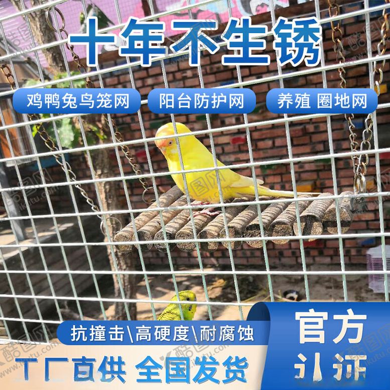 编号：64817902172132558356【酷图网】源文件下载-防锈铁丝网主图
