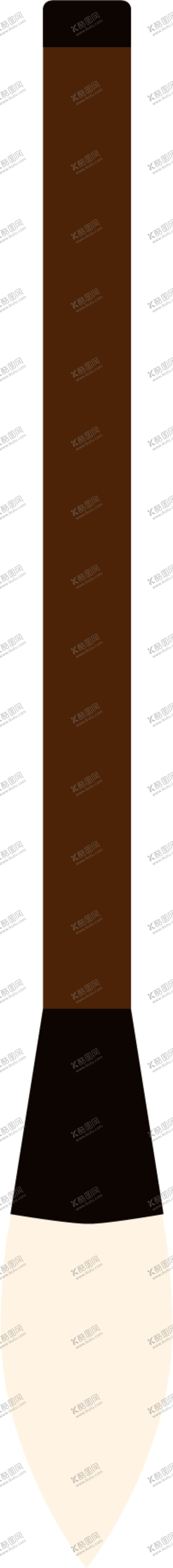 编号：38061210131628446895【酷图网】源文件下载-毛笔