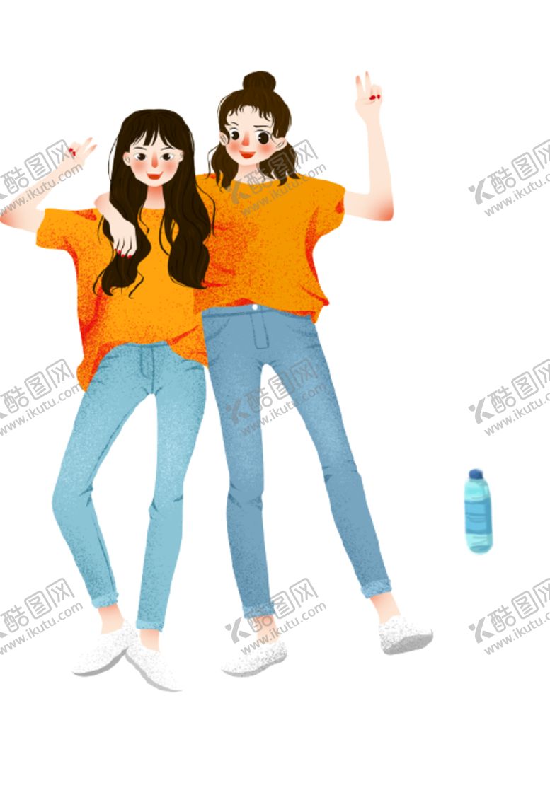 编号：97237001190025294676【酷图网】源文件下载-帅气的小姐妹