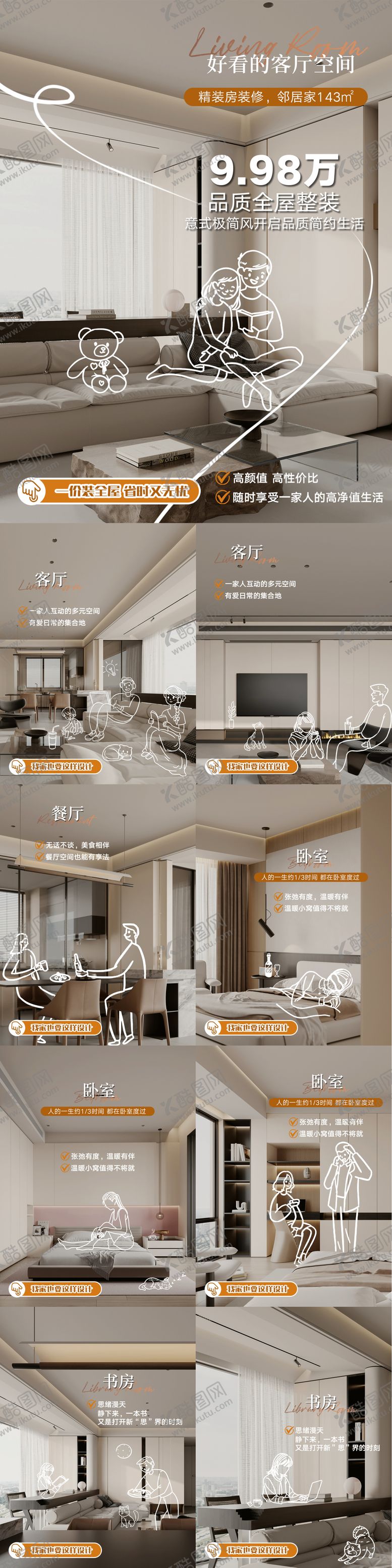 编号：70189012092002181686【酷图网】源文件下载-地产户型价值点海报