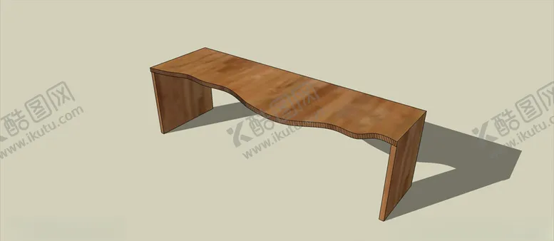 编号：29738209171506441638【酷图网】源文件下载-公园长凳模型