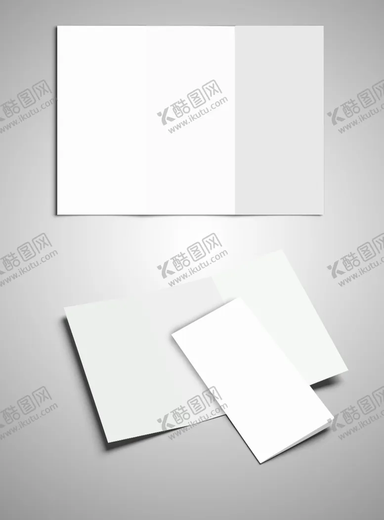 编号：75498109191555518359【酷图网】源文件下载-三折页样机
