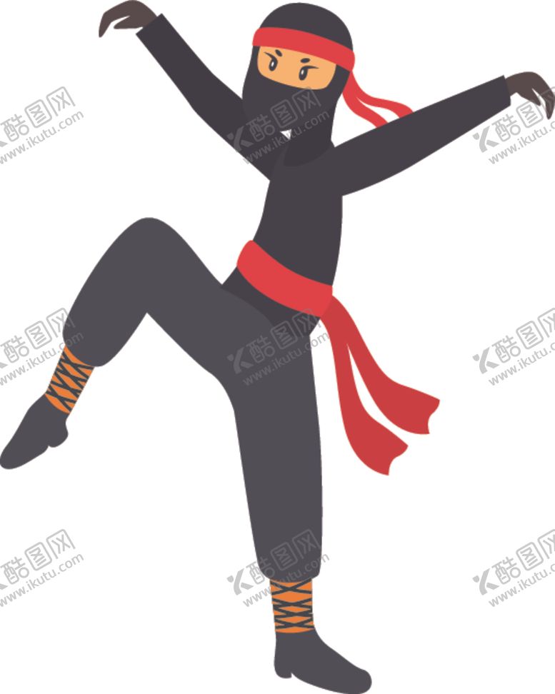 编号：69238405141517362787【酷图网】源文件下载-卡通忍者