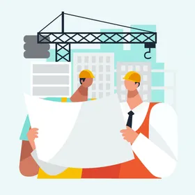 工人建筑安全帽建筑地建筑作