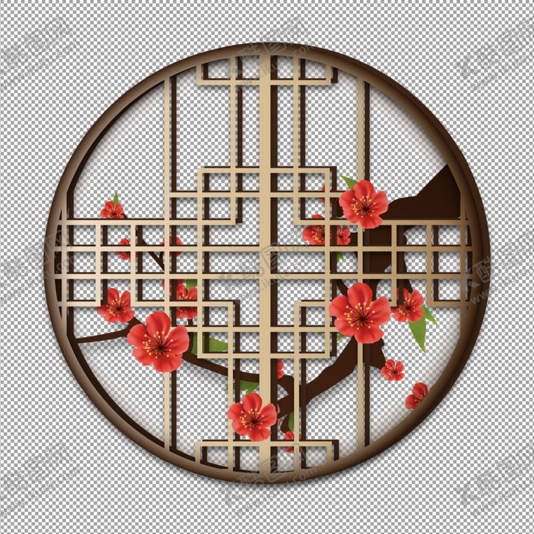 编号：32090203300106045127【酷图网】源文件下载-中式花格