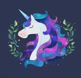 动物图案背景 可爱卡通小马儿