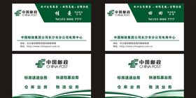 中国邮政名片