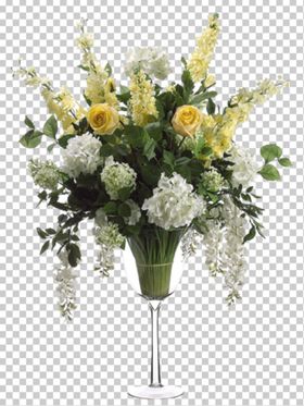 透明底花艺绿植摆件桌花