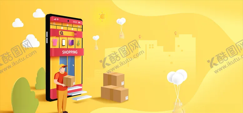 编号：77220306281454411658【酷图网】源文件下载-快递服务