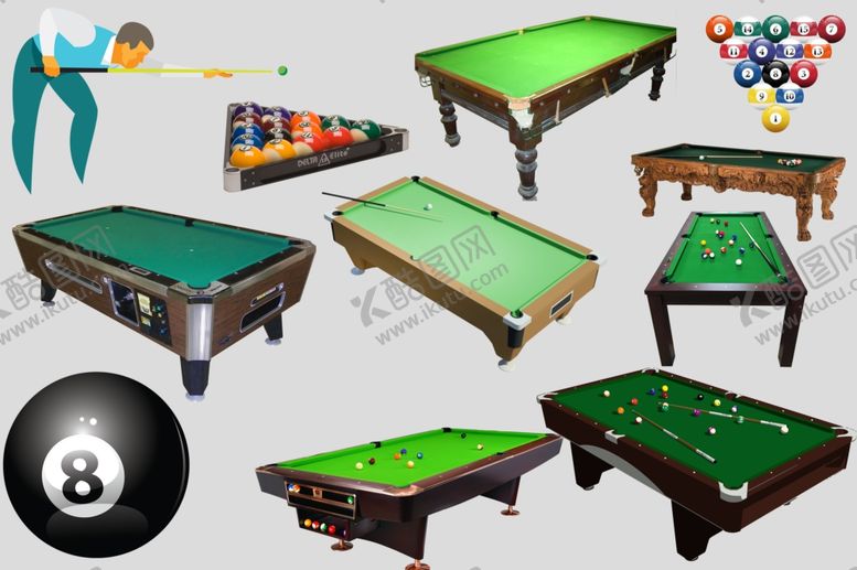 编号：56643610120206163994【酷图网】源文件下载-台球
