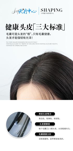 健康头皮科普海报
