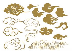 矢量云朵祥云