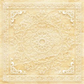 吊顶天花白色玉雕大理石图腾