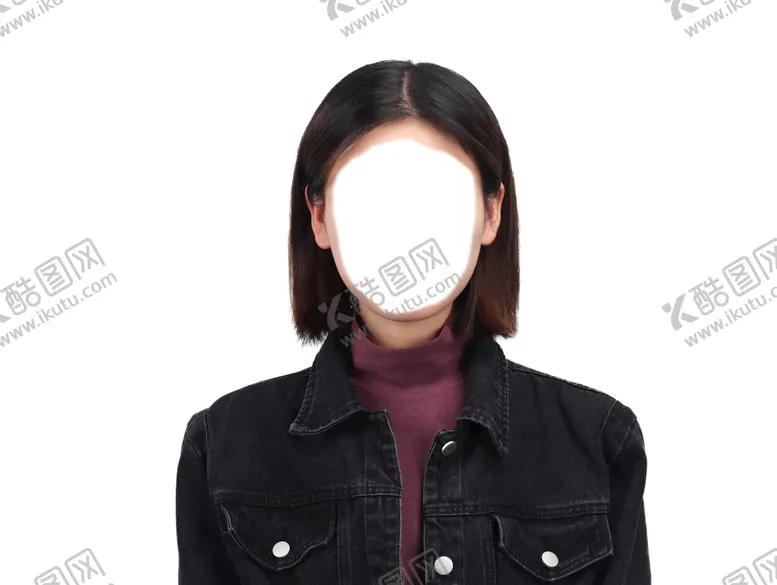 编号：18095309240526116520【酷图网】源文件下载-短发证件照