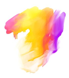 炫彩涂鸦水墨图案