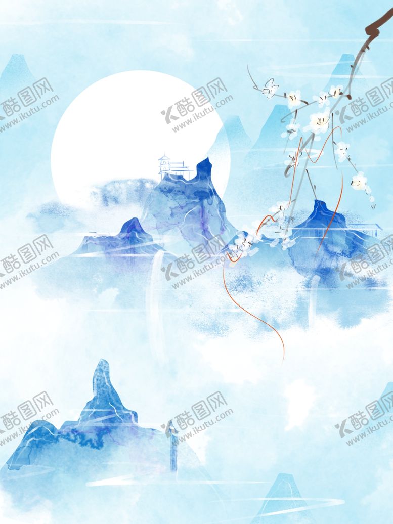 编号：21872606151326517446【酷图网】源文件下载-水墨山水