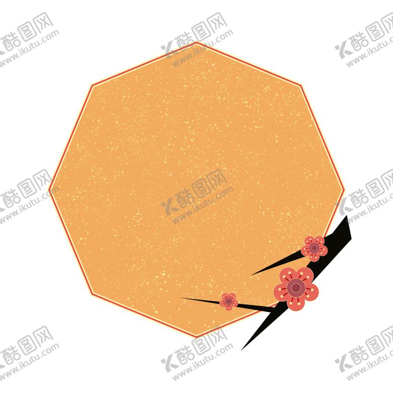 编号：17425507061339098297【酷图网】源文件下载-梅花边框