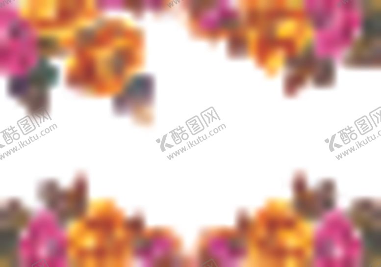 编号：54938809271213497404【酷图网】源文件下载-水彩花卉边框