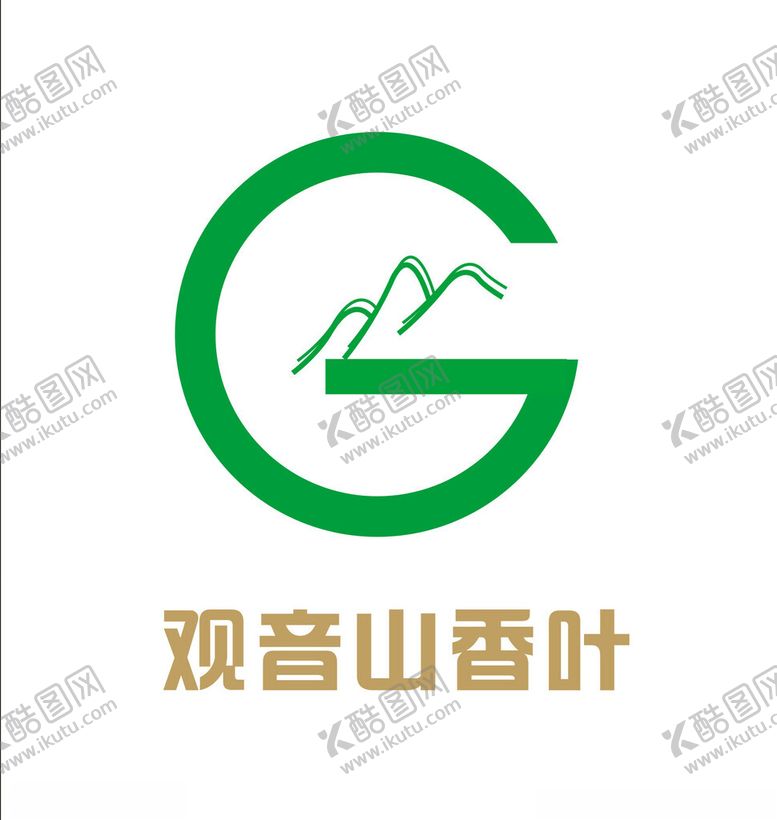 编号：32278302150353296700【酷图网】源文件下载-观音山香叶LOGO