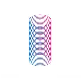 渐变几何线框