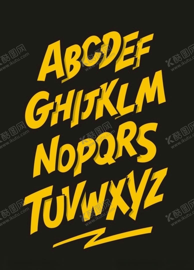 编号：61082409290823021266【酷图网】源文件下载-英文字母