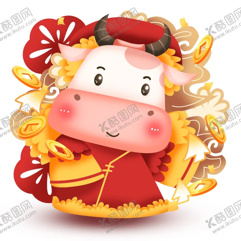 编号：83799304221949456912【酷图网】源文件下载-卡通牛形象