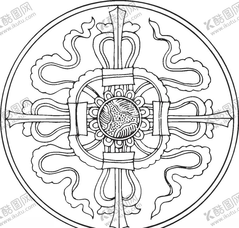 编号：78302809200124007836【酷图网】源文件下载-镂空花图案