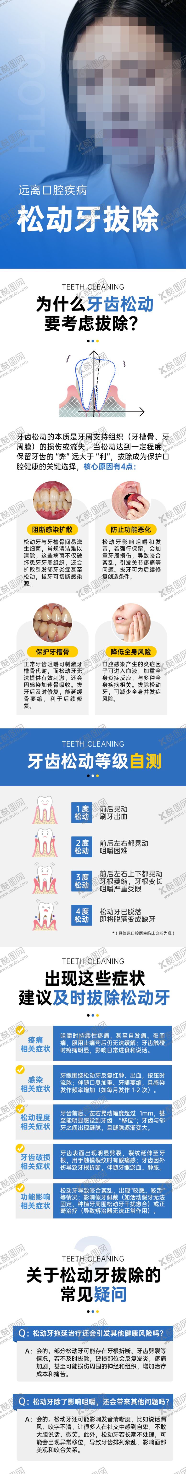 编号：35111204050809456479【酷图网】源文件下载-牙齿拔除长图海报