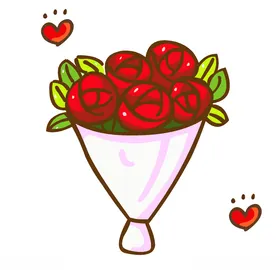 玫瑰花蕊鲜花素材花壁纸