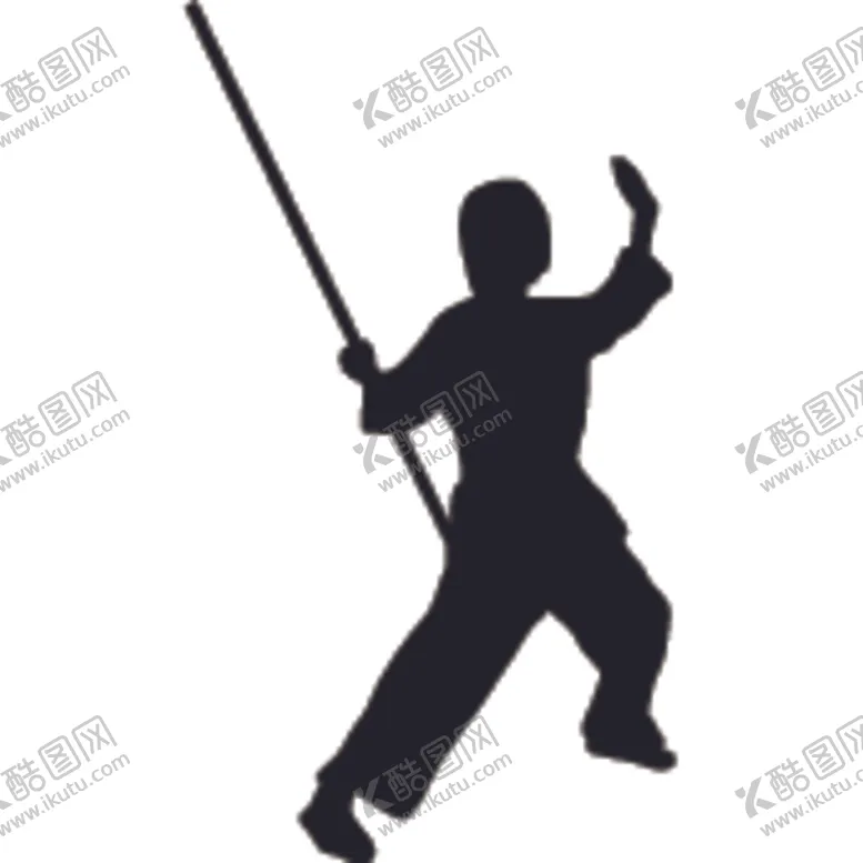 编号：23783405142236574944【酷图网】源文件下载-武术格斗剪影