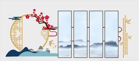 廉政中式文化墙
