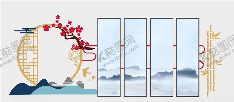 编号：60269807060142423775【酷图网】源文件下载-廉政中式文化墙