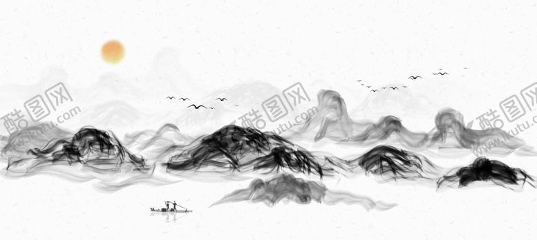编号：14475207030308424779【酷图网】源文件下载-中国风山水背景