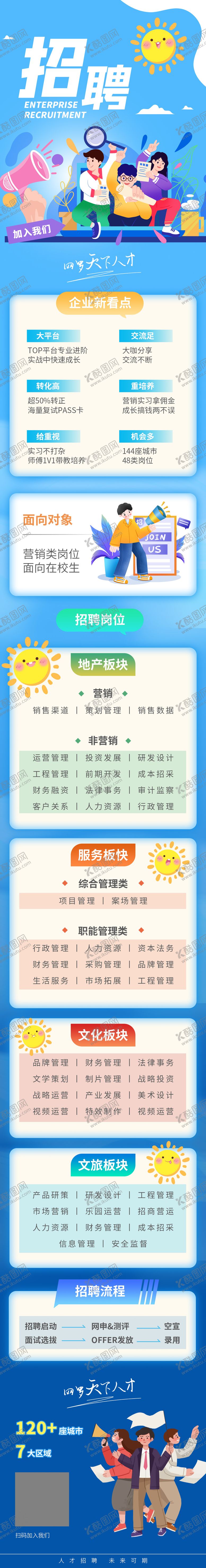 编号：91310808181450224423【酷图网】源文件下载-企业人才招聘长图