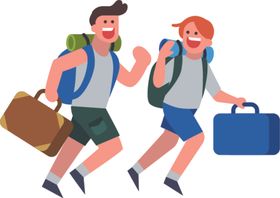 旅客行箱游人观光者