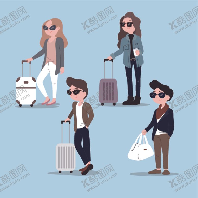 编号：91002606251713479102【酷图网】源文件下载-旅行人物