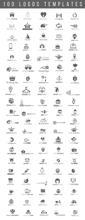 100个优秀图形logo