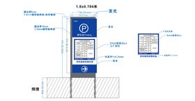 停车场导视牌